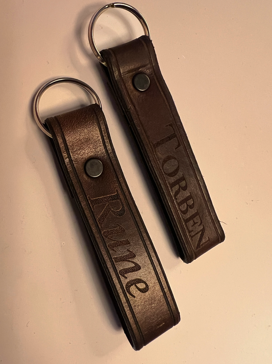 Nøkkelring med navnegravering