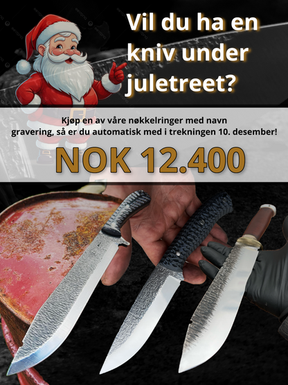 Nøkkelring med navnegravering